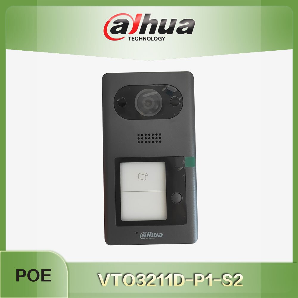 Dahua IP   ̼ 2-botton VTO3211D-P2-S2  ǥ PoE     ġ